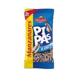 Pipas sal MANZANARES 230GR